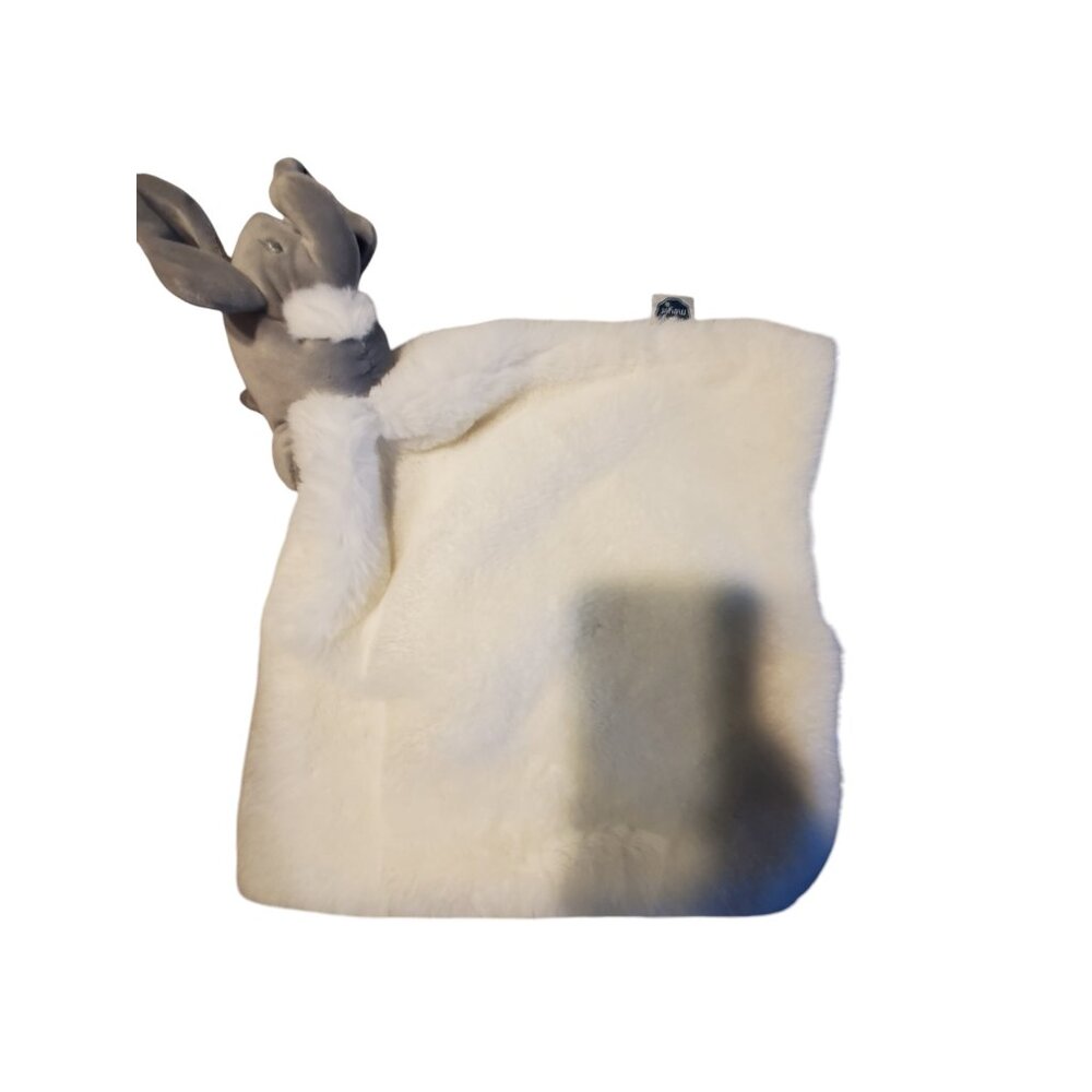 Mary Meyer Lovey plush toy blanket white gray elephant soft